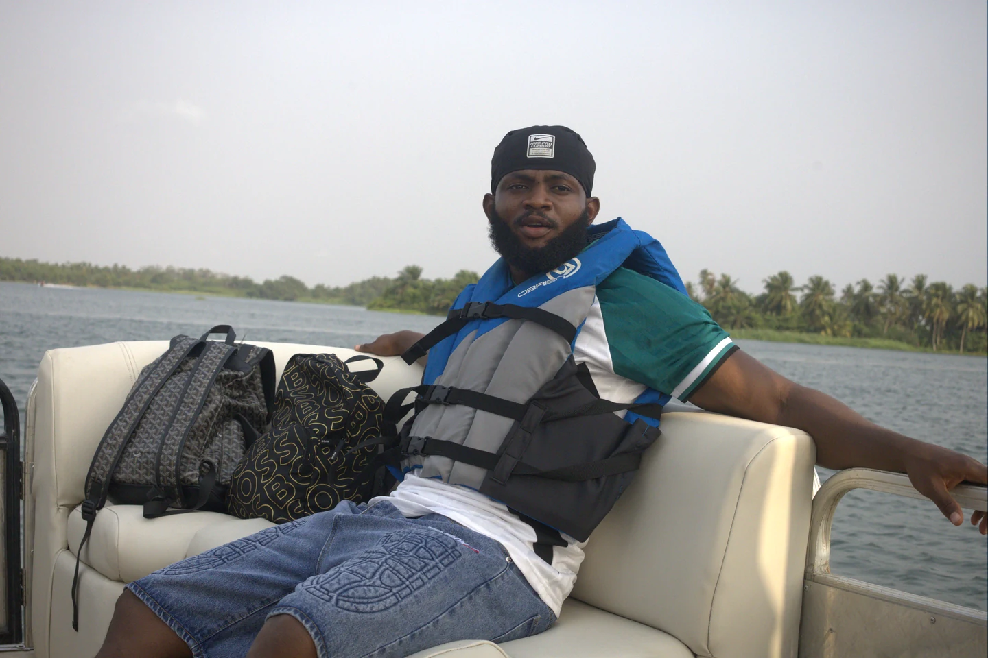 Zico during the Ada and Nkyinkyim Museum trip