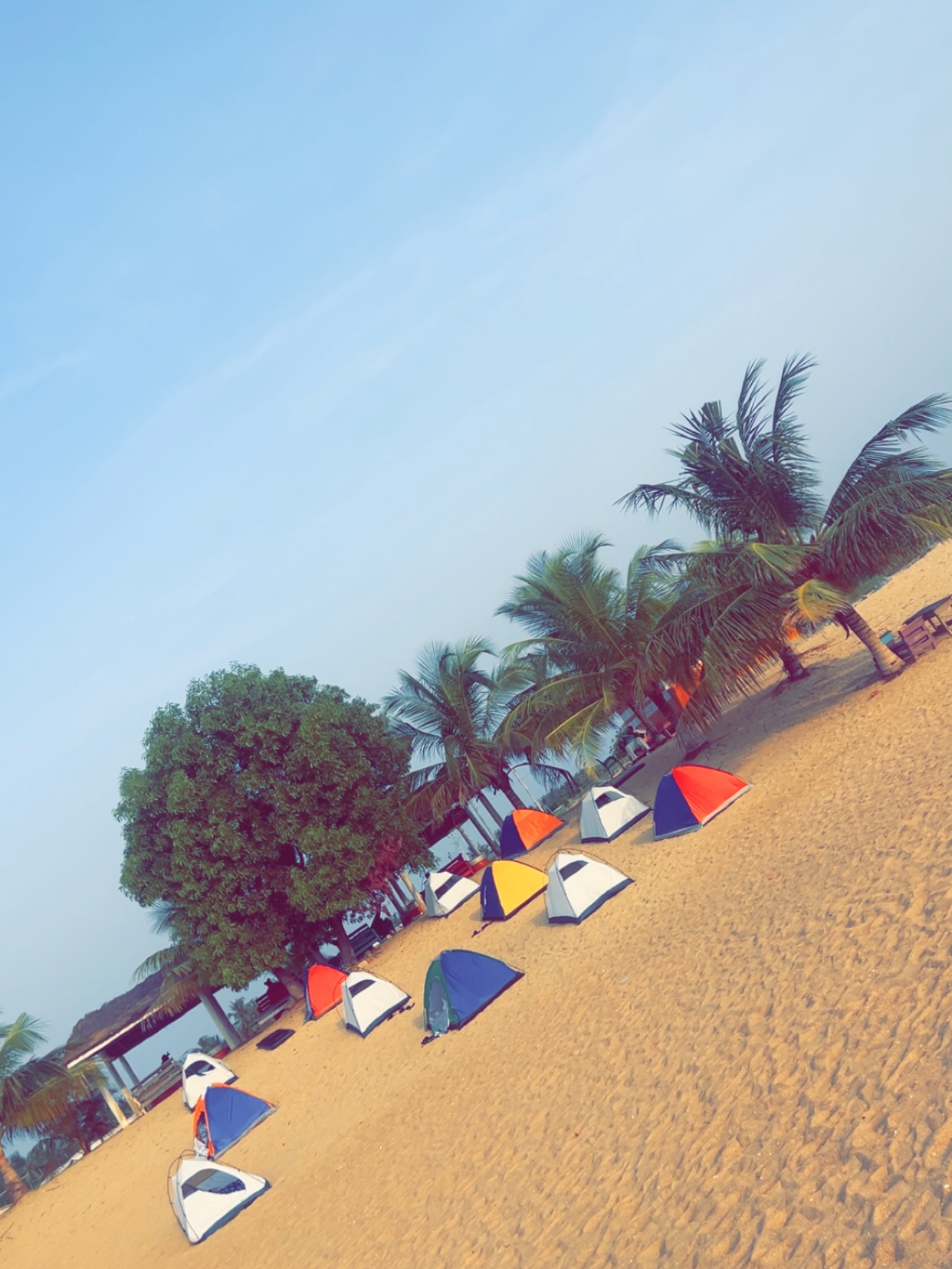 Tent village at the Keta 3 Days trip